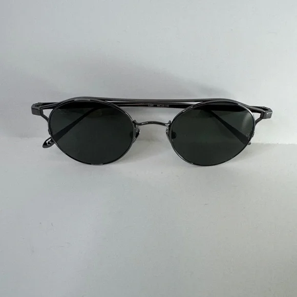 Linda Farrow LFL805C Round Black Unisex Sunglasses